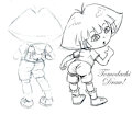 Dora sketch by tomodachidraw
