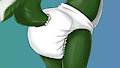 A Padded Skunk Butt by GreenPanunk