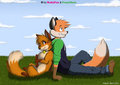 chill with Ruki & Chris by FoxyChris