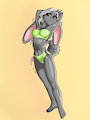 Bunny Bikini by Qwaychou
