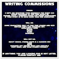 Writing Commission Info by gentlestarlitsky