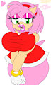 Amy - Lovely Large Lips Pink Hedgehog by Habbodude