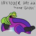 Inktober Day 22: Ghost by FerretWilliams