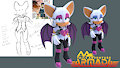Rouge conceptual design Tails Adventure:Armada by Rotalice2