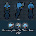 Rimworld - Head for Cassowary Race by IPickleJuiceI