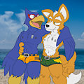 Fox & Falco by Howdidwegethere