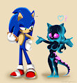 Sonic and Veli by DarkMythicCat