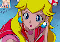 Redraw SailorMoon as SailorPeach by terrenski