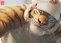 Tiger smile by Anhes