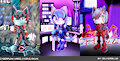 Cyberpunk Hairo, Kyori and Akumi (Sonic FC) by Silver8lue