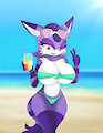 FemBig at the Beach by DarkMythicCat