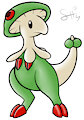 Mushroom-Kangaroo-Dinosaur-Boxer Pokemon by shrapnelman88