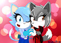 Kyori and Akumi wallpaper (Sonic FC) by Silver8lue