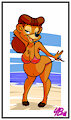 Rebecca at the beach (pregnant) by fourball
