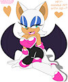 Rouge - Hot Looking Sitting Bat