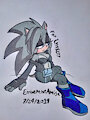 Sky the Hedgehog (art trade for Lynxcry) by EmbertheArtist