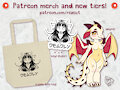 Patreon merch and new tiers! by Rezeict