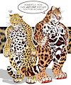Leopard VS Jaguar by Wisketlords