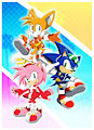 Sonic Riders Tails & Amy by SonicArtzX