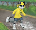 Puddles are fun by RJKincade