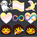 💛 Pangender Discord Emojis 💛 by Rezeict