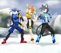 Vision of Unity: Battle on the Icecap by VellvetFoxie by frostcat