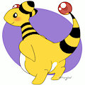 Pride Month Ampharos by Afterglow