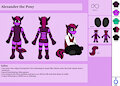 Just a ref of my character by AlexanderPony