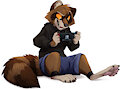 Raccoon Gaming by Greymoon