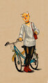 Bike Girl by Ragdishnak