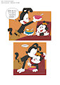 DotFlood 2k21 : Stickyickysmut Animaniacs comic page 2 by 8Horns