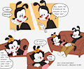 DotFlood 2k21 : Stickyickysmut Animaniacs comic page 3 by 8Horns