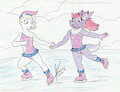 Ice skating by AlexTaylor