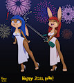 Popping a New Year by foxyxxx
