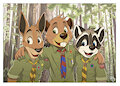 Boy Scout Buddies by pandapaco