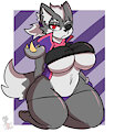 Sexy Wolf by KingKIrby