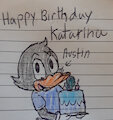 Happy Belated birthday KatarinaTheCat18 by MysteriousGal