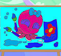 I colored Octavia the octopus