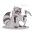 Raccoon Reaper by Skoon