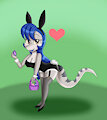 Easter 2021 - Sexy Bunny Lizard Bluebell by KendraEevee