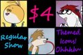 [OPEN] Regular Show Themed Icons - Round 1 by luckynumbers