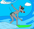 Surfer Rat by BKToons