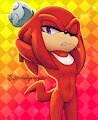 Knuckles the echidna by JyllHedgehog367