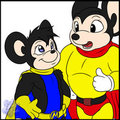 Max and Mighty Mouse  by Bluepaw