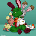 Bunny Cuddles: PRE-EVOLVED (by SkeletonKid5) by BunPatrol