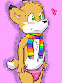 Lil pride foxy! by Bosky