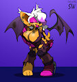 Roughed Up Bat (Colored) by Shadowwalk