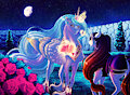By the Moonlit Roses by SilverWolf866
