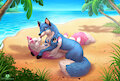 Tropical Cuddles by HornyFox