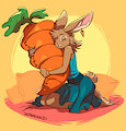 Bunny Pillow by Zummeng